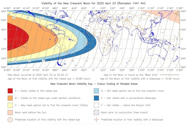 Ramadhan 1441 Sirius 2020 Algeria Othe map